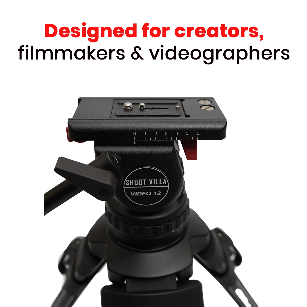 JIEPAI V12 L/T PRO Hydraulic Fluid Head Tripod Kit | Professional Video Tripod System with 12kg Payload - Image 13