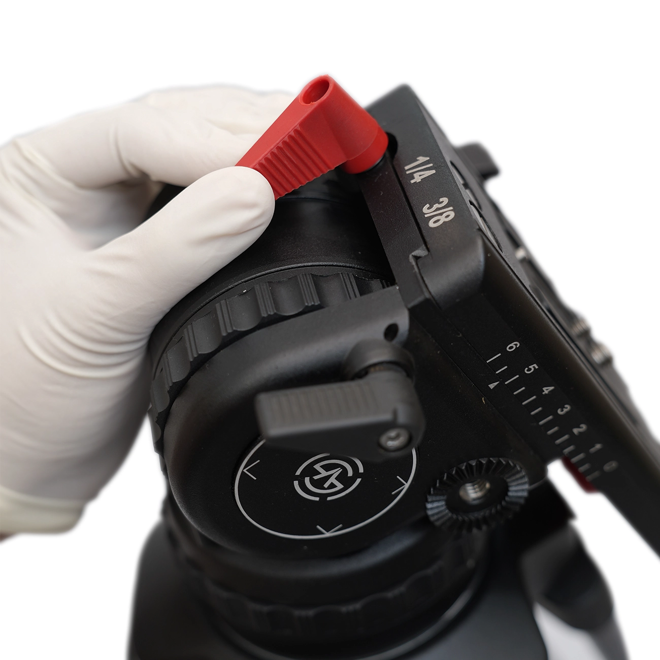 JIEPAI V12 L/T PRO Hydraulic Fluid Head Tripod Kit | Professional Video Tripod System with 12kg Payload - Image 6