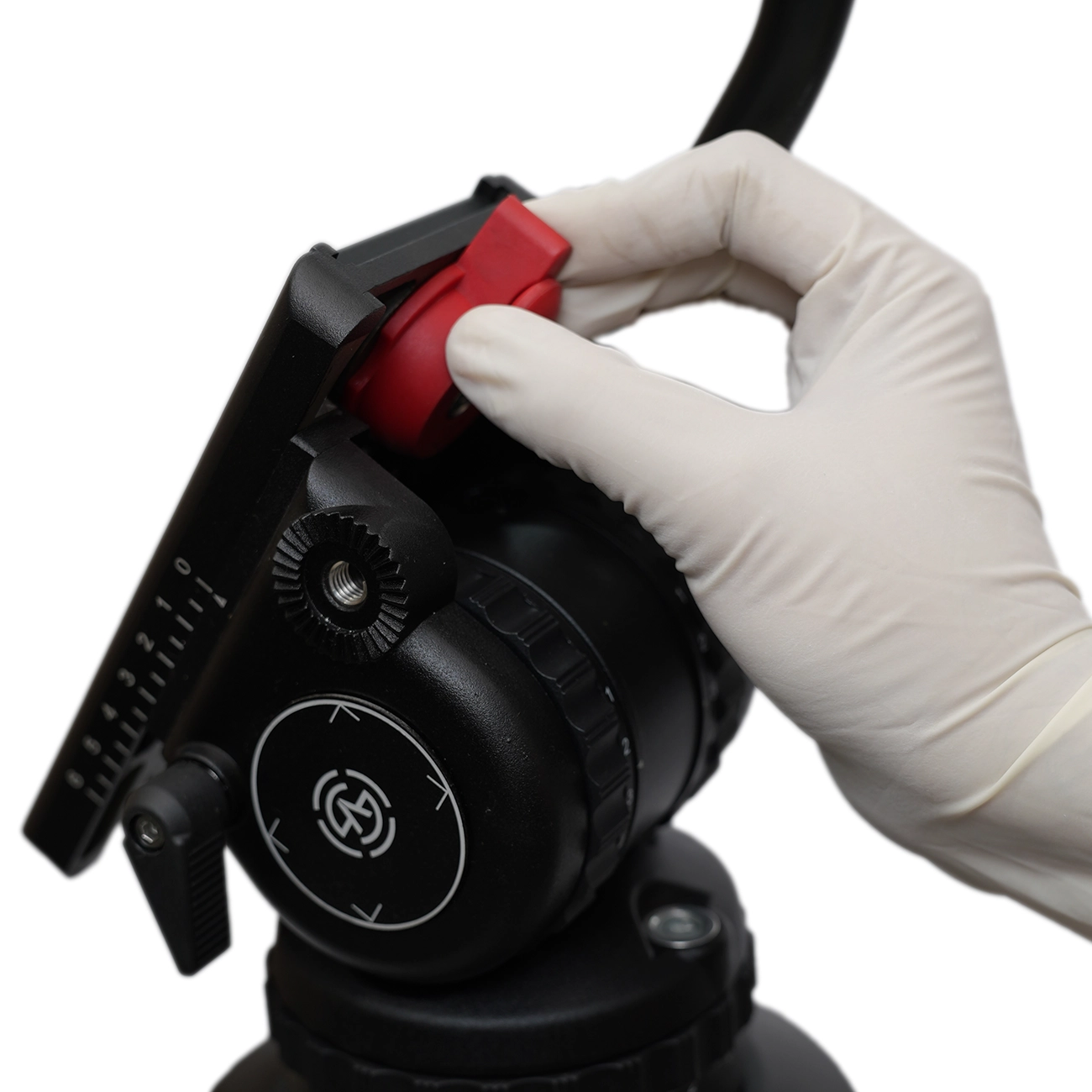 JIEPAI V12 L/T PRO Hydraulic Fluid Head Tripod Kit | Professional Video Tripod System with 12kg Payload - Image 5