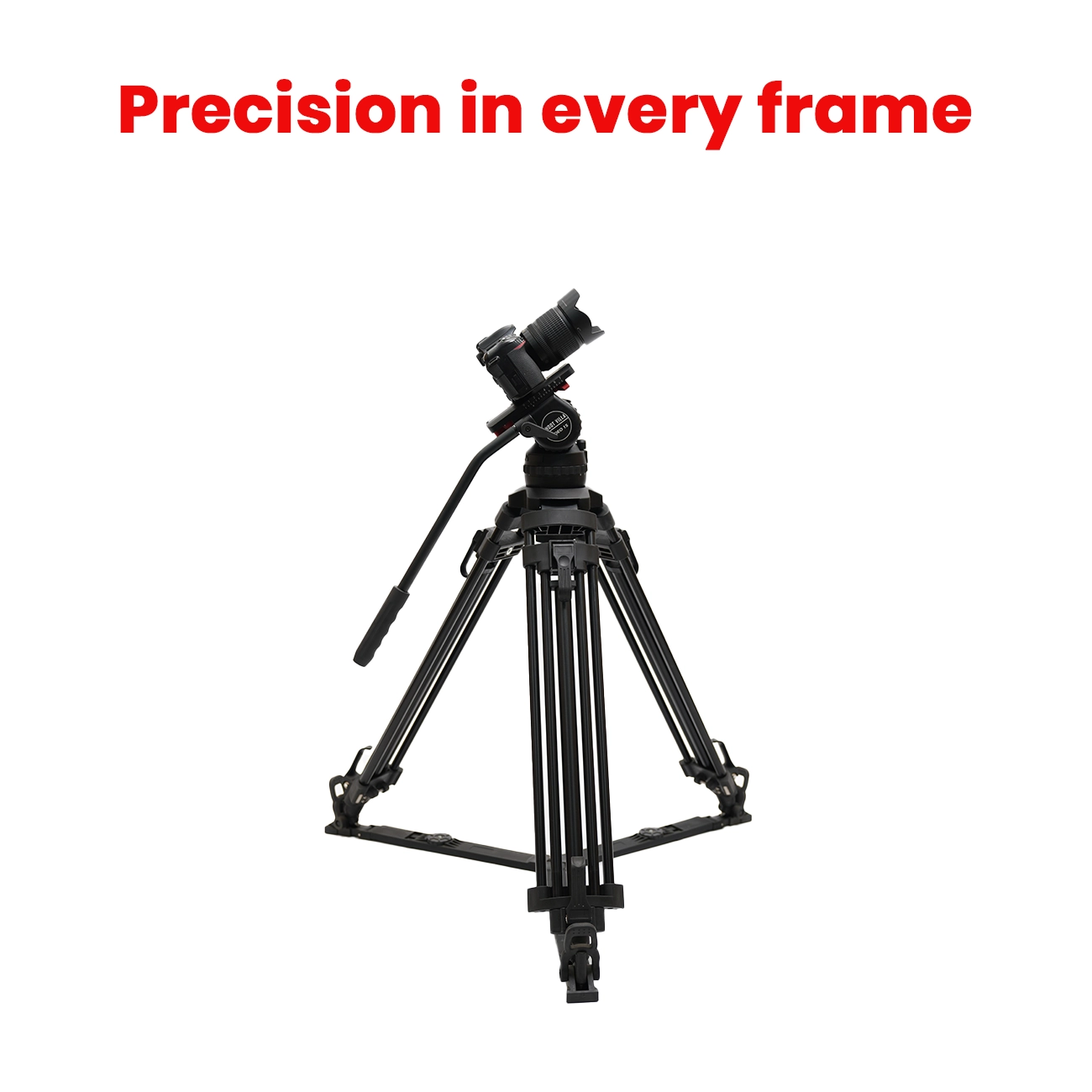 JIEPAI V15 L/T PRO Hydraulic Fluid Head Tripod Kit | Professional Video Tripod System with 15kg Payload - Image 17