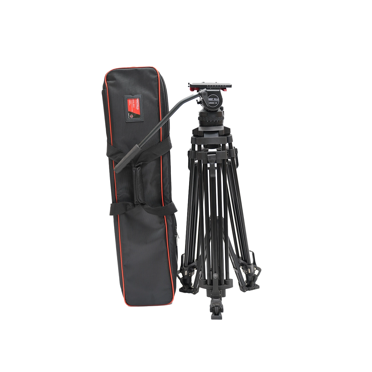 JIEPAI V15 L/T PRO Hydraulic Fluid Head Tripod Kit | Professional Video Tripod System with 15kg Payload - Image 3