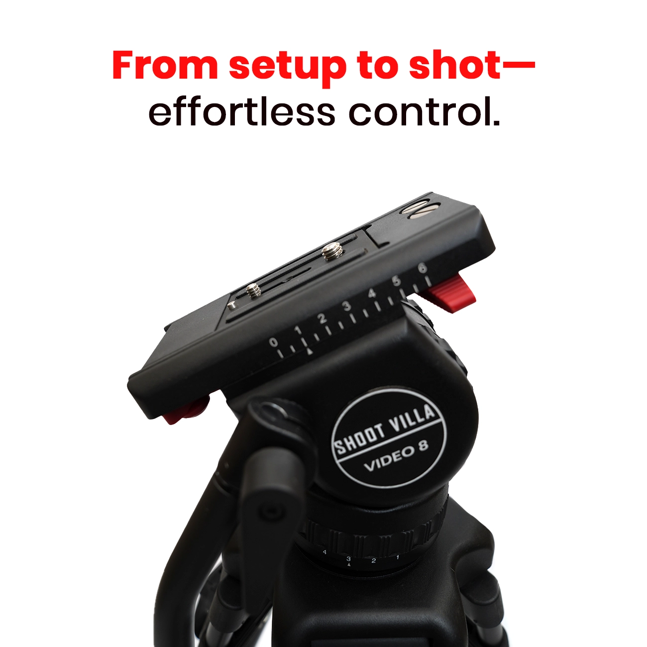 JIEPAI V8 L/T PRO Hydraulic Fluid Head Tripod Kit | Professional Video Tripod System with 8kg Payload - Image 16