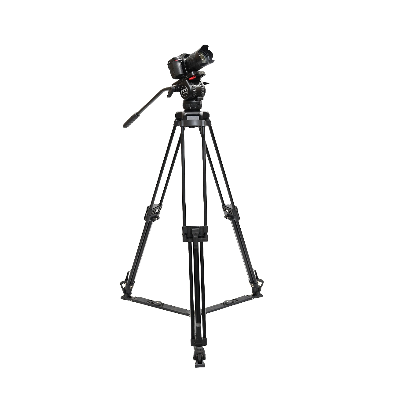 JIEPAI V8 L/T PRO Hydraulic Fluid Head Tripod Kit | Professional Video Tripod System with 8kg Payload - Image 9