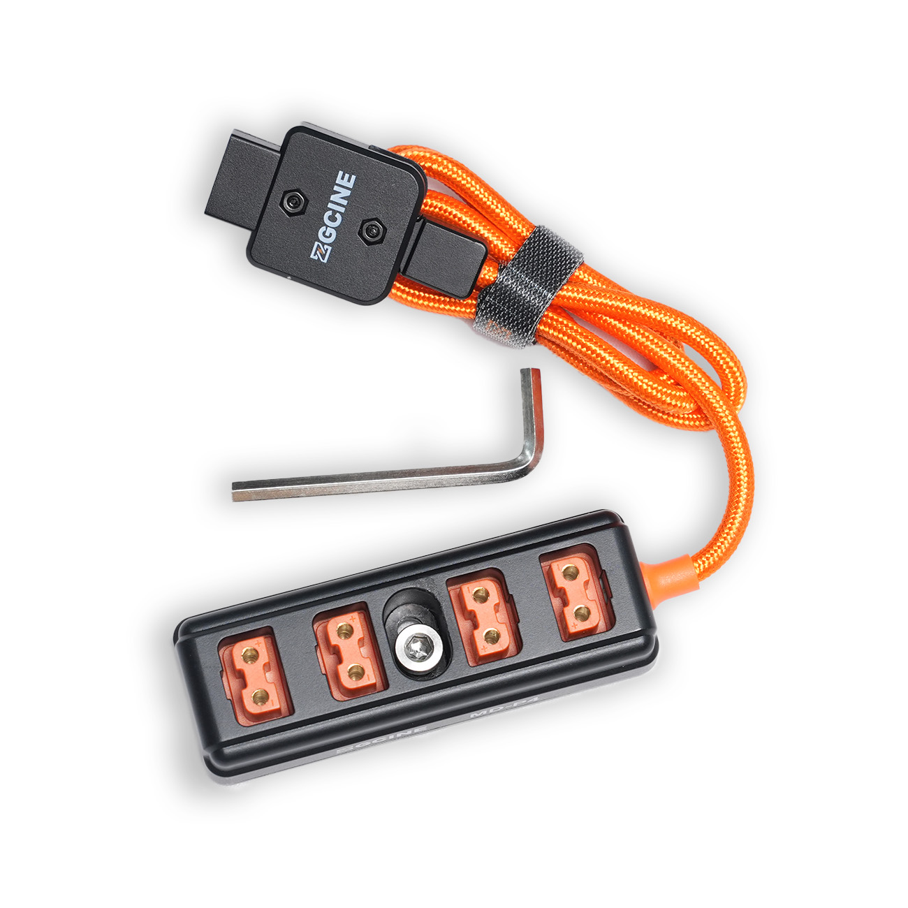 ZGCINE MD-P4 D-Tap to 4 D-Tap Splitter Adapter Cable – 1 Male to 4 Female Power Extension, Professional Wired Adapter Cable for Camera & Video Equipment - Image 2